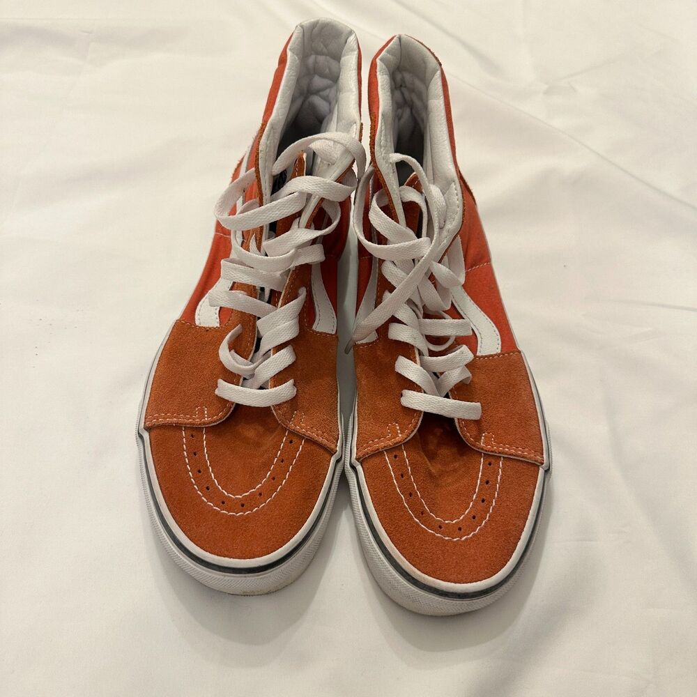 VANS Sk8-Hi, High Top Sneakers, M10.5, Burnt Ochre